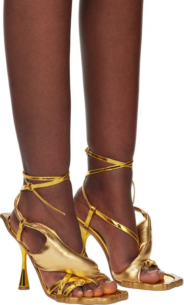 Skopleje Ottolinger Ottolinger Flower Heeled Sandals Gul | 13190013101, 3