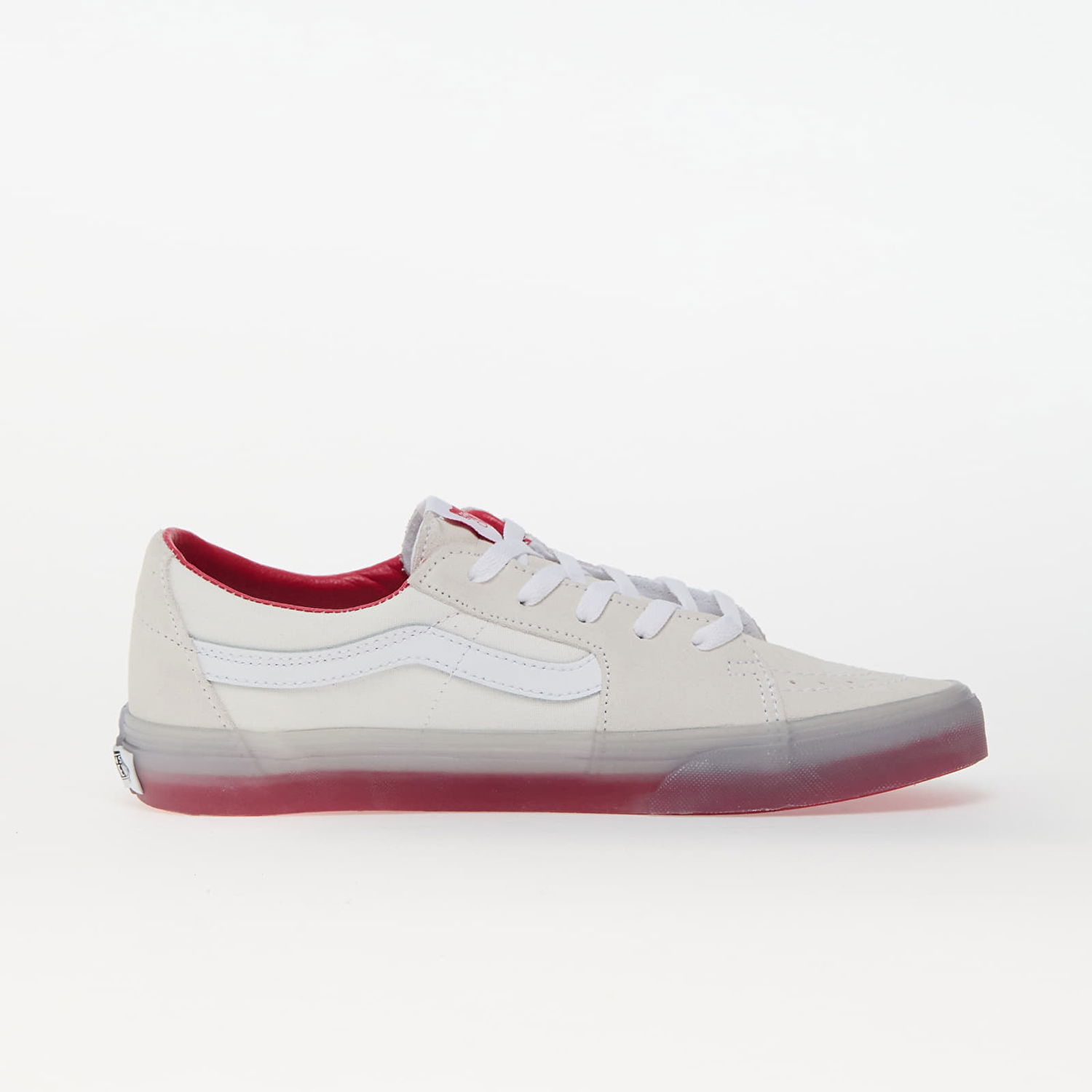 Sneakers og sko Vans Sk8-Low Translucent Sidewall White/ Red Hvid | VN0009QRYF91, 1