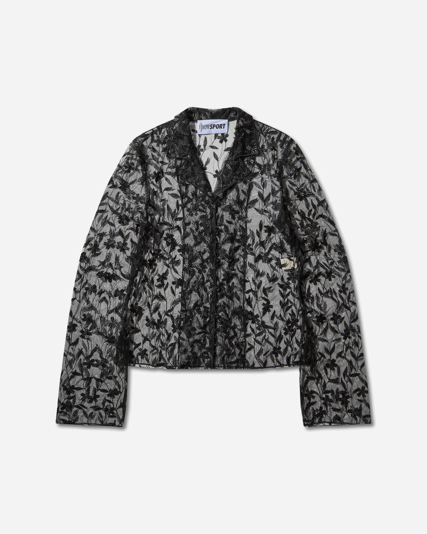 Skjorte OpéraSPORT Flora Lace Shirt Sort | S45FW25  4, 1