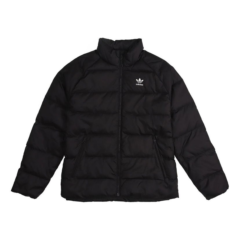 Puffer jakke adidas Originals adidas Originals Stand Collar Puffer Jacket Sort | ED5837