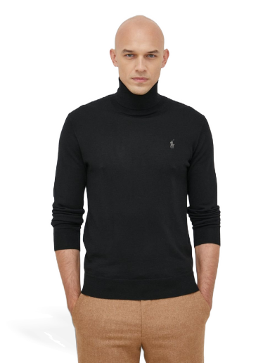 Sweater Polo by Ralph Lauren Pullover Turtleneck Sort | 710876851001
