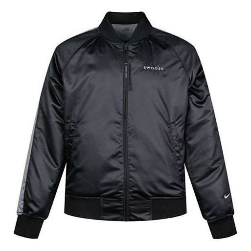 Bomberjakke Nike Reversible Woven Jacket Sort | CJ4876-010