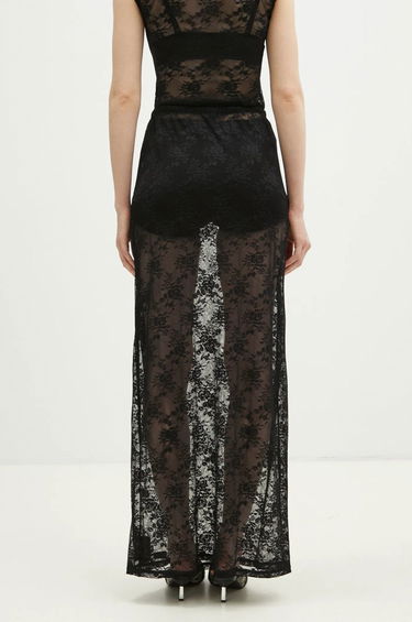 Nederdel Ksubi KSUBI Veneda Slip Maxi A-Line Skirt Sort | WPS25SK004, 2