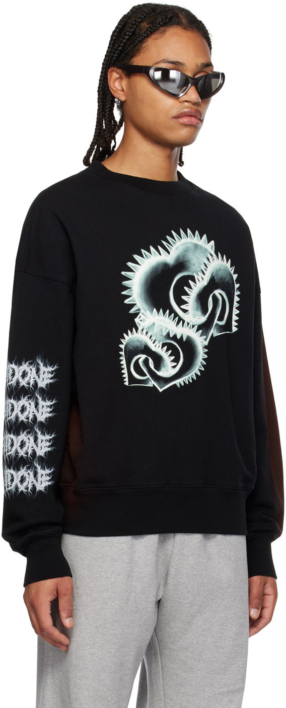 Sweatshirt We11done We11done Crewneck Sweatshirt Sort | WD-TS3-23-710-U-BK, 1