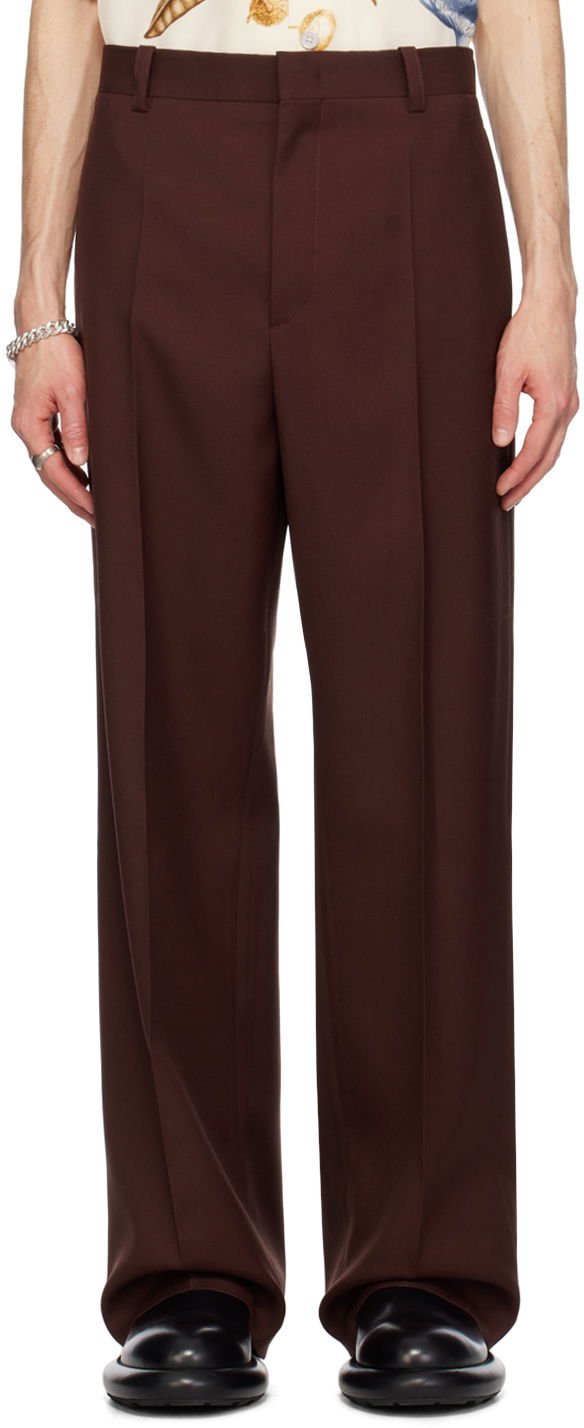 Bukser Jil Sander Creased Trousers Brun | J22KA0167_J41136, 0