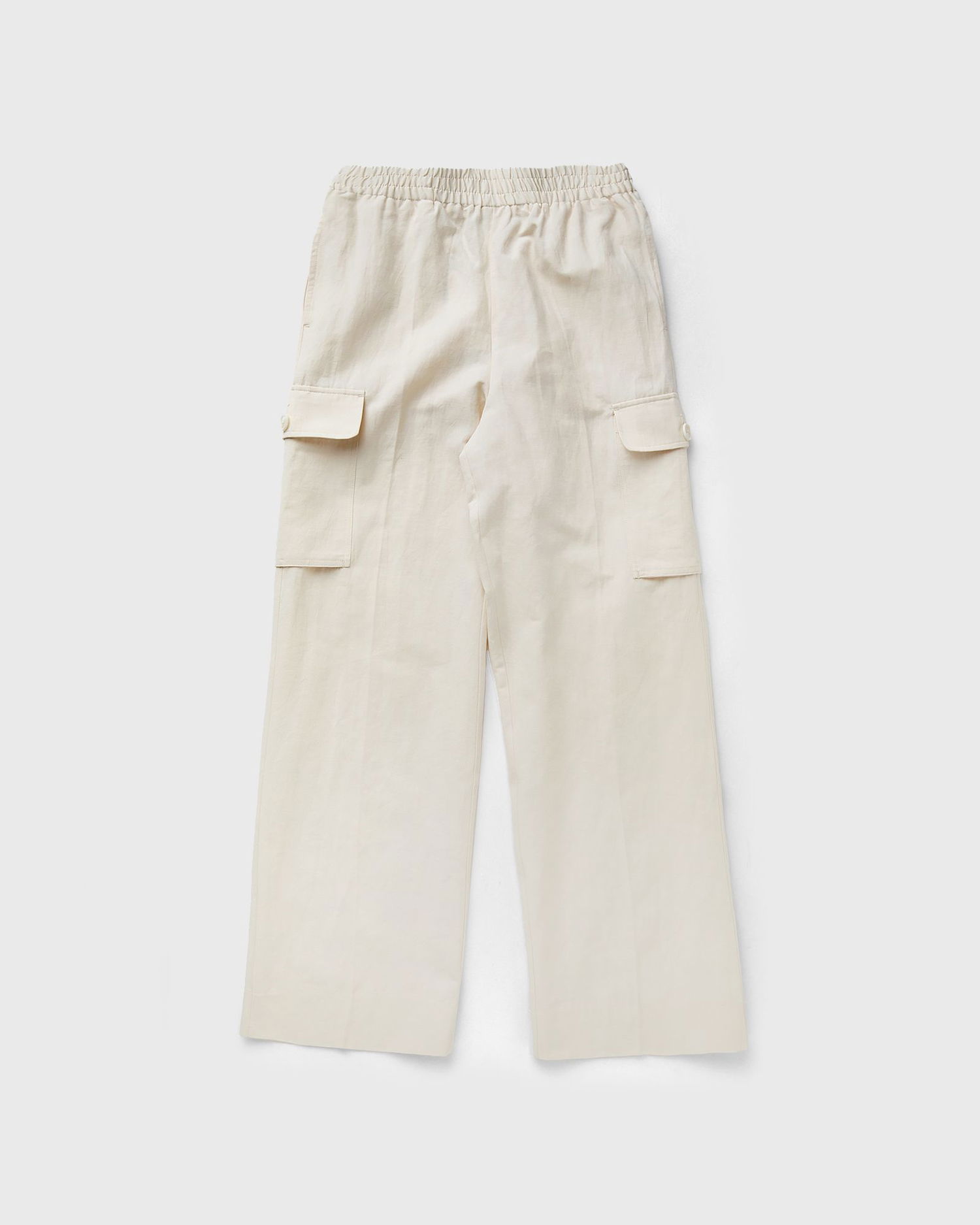 Cargo bukser ØLÅF Cotton Linen Cargo Pants Beige | W210401-OFF-WHITE, 0