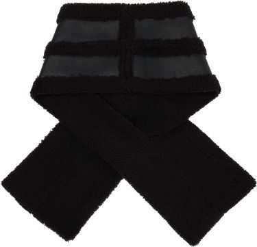 Tørklæde OUR LEGACY Our Legacy Blizzard Faux Leather and Shearling Scarf Sort | A4258BDA, 1