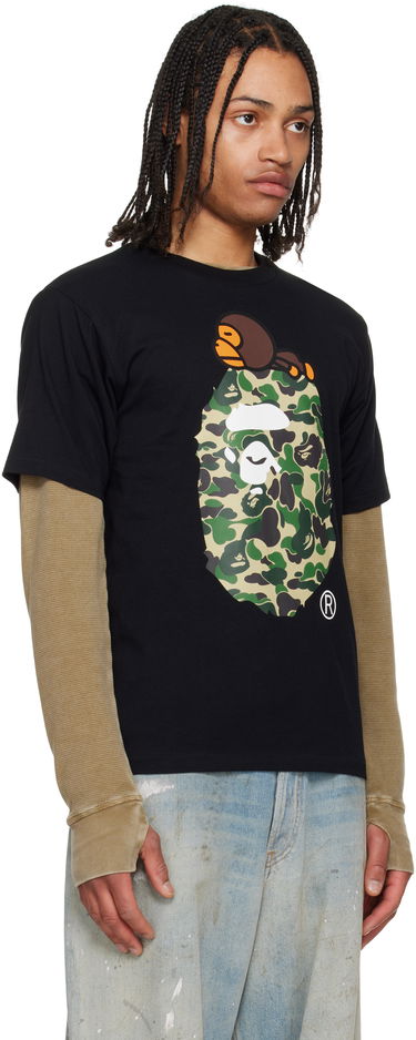 T-shirt BAPE A Bathing Ape ABC Camo Milo Big Ape Graphic T-Shirt Hvid | 002TEL301002M, 4