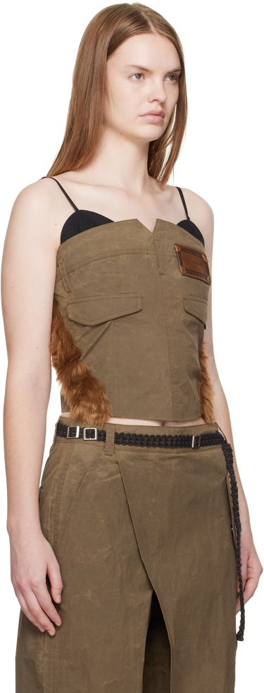 Tanktop Andersson Bell Andersson Bell Trouser Custom Bustier Top Brun | atb1354w, 1