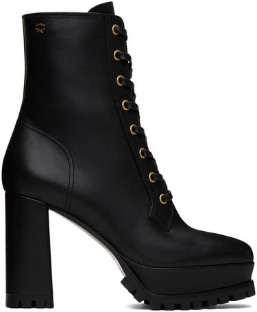 Sneakers og sko Gianvito Rossi Platform Lace-Up Boots Sort | G73077.70RIC.VGI, 0