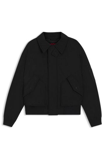 Bomberjakke BOSS Water-Repellent Padded Jacket Sort | 50546200