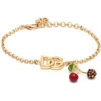 Armbånd Dolce & Gabbana Women's Cherry Logo Bracelet Oro Metalisk | WBP6C1W1111-ZOO00, 1