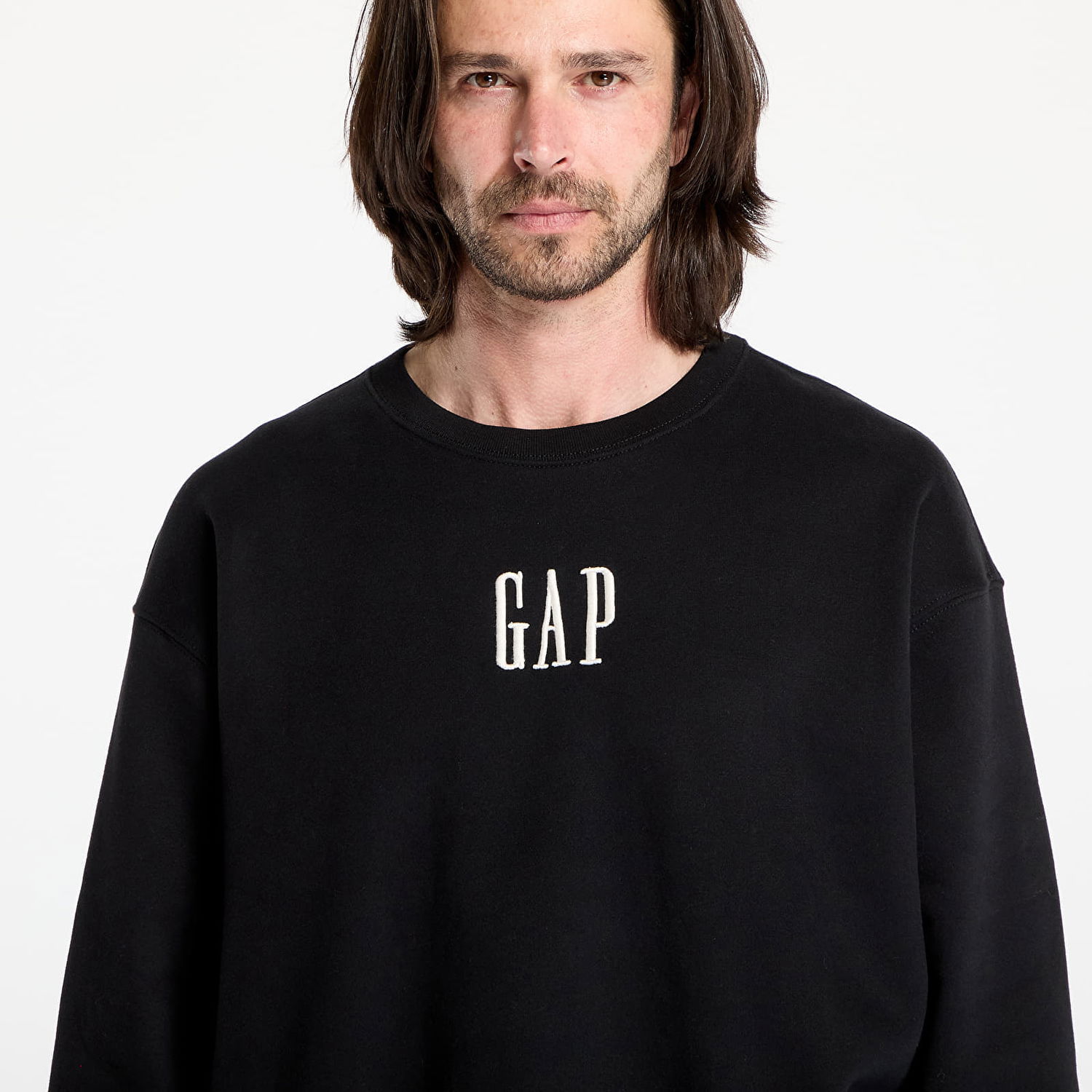 Sweatshirt GAP Corp Logo Crew Sweatshirt Sort | 648026-10, 1