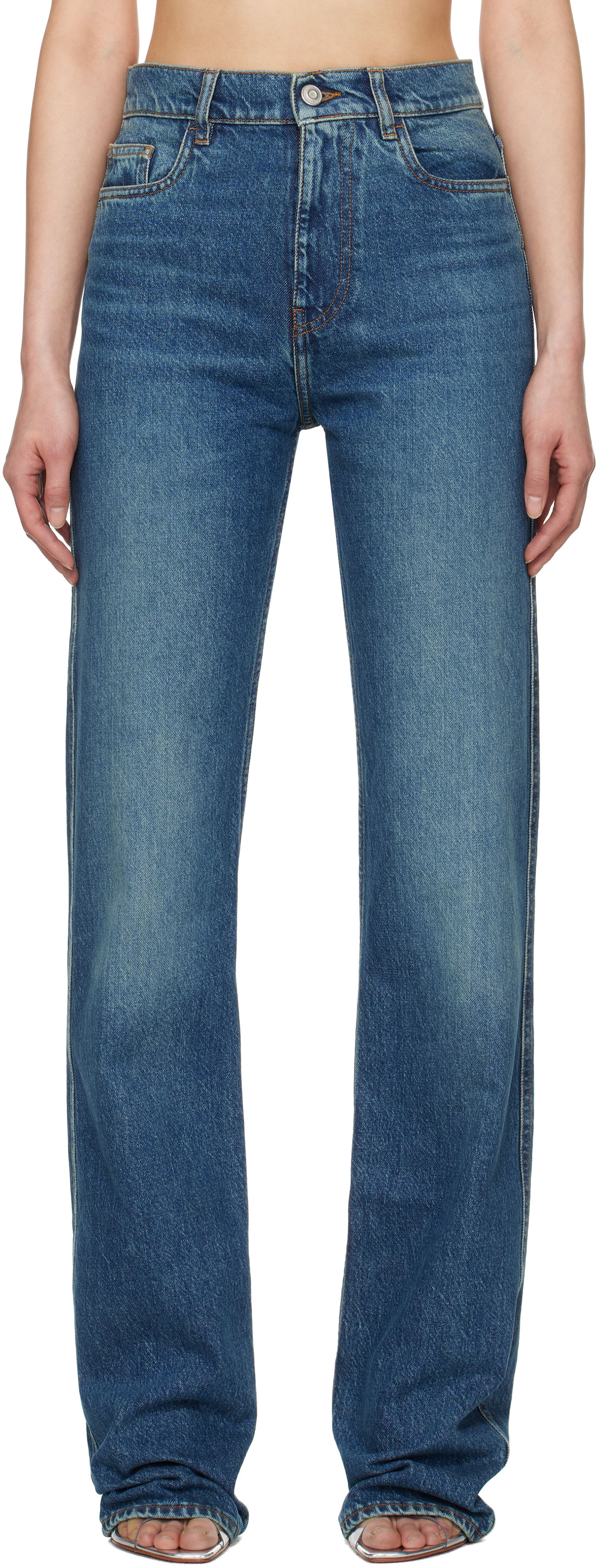 Jeans Coperni Coperni Straight Leg Jeans Blå | COPP78F2022, 0