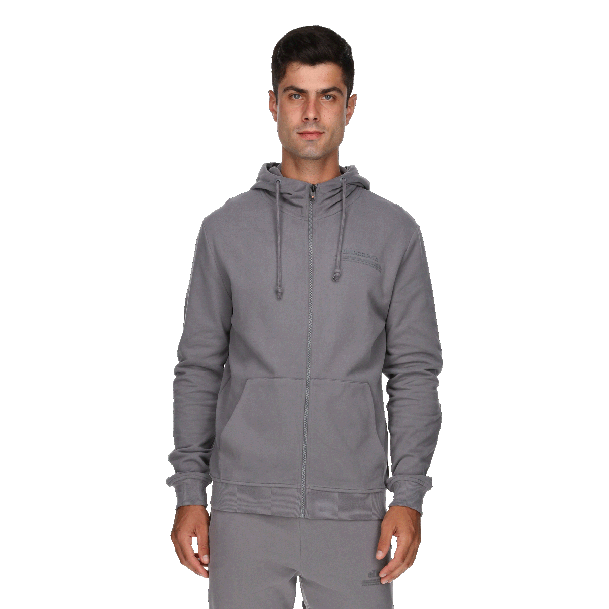 Sweatshirt Ellesse Full-Zip Hoodie Grå | ELA243M602-31, 0