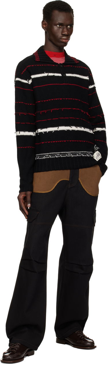 Cargo bukser Andersson Bell Andersson Bell Inside Out Denim Cargo Pants Sort | apa785m, 3