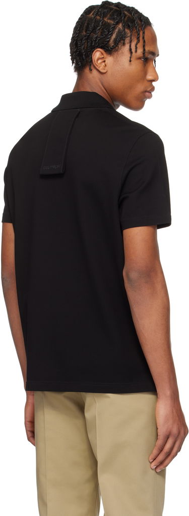 Polo skjorte Courrèges Courrèges 'AC' Piqué Polo Sort | 125JPO036JS0193, 2