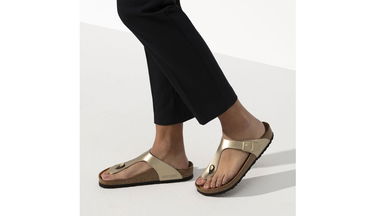 Sneakers og sko Birkenstock Gizeh BS Gold Narrow Fit W Metalisk | 1016109, 5