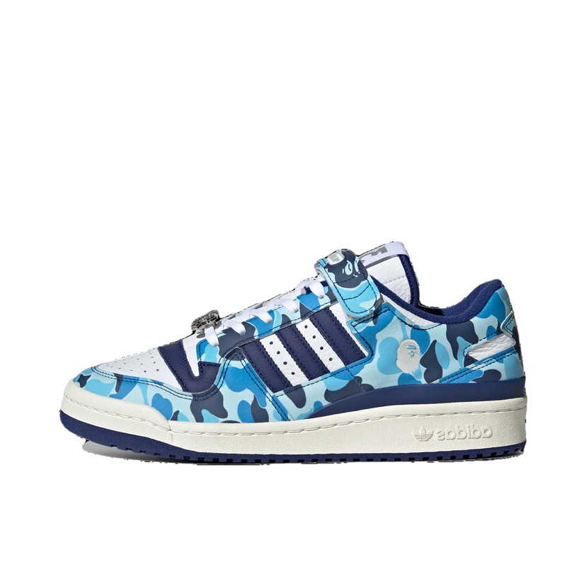 Sneakers og sko adidas Originals BAPE x Forum Low 84 30th Anniversary "Blue Camo" Blå | ID4772