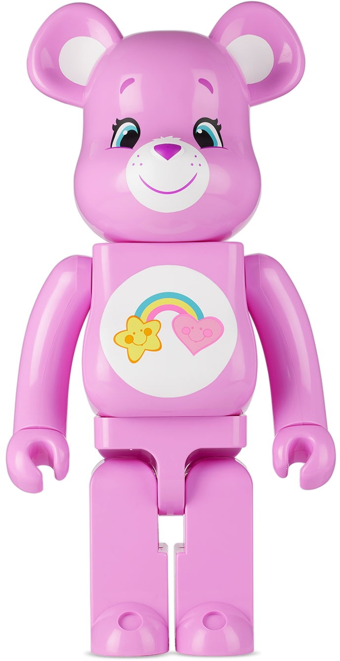 Collectible Medicom Toy Care Bears 'Best Friend Bear' 1000％ Bearbrick Lyserød | 4530956603346, 0