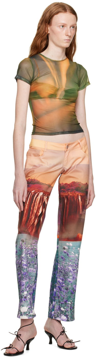 Jeans Miaou Miaou Atlas Print Trousers Flerfarvet | 1023SCOASL, 3