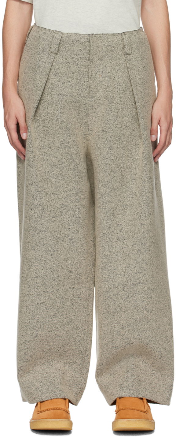 Bukser ADER ERROR Faded Wide Leg Trousers Grå | BMADFWBT0105GR