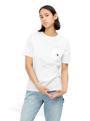 T-shirt Carhartt WIP Pocket T-Shirt Hvid | I032215_02_XX
