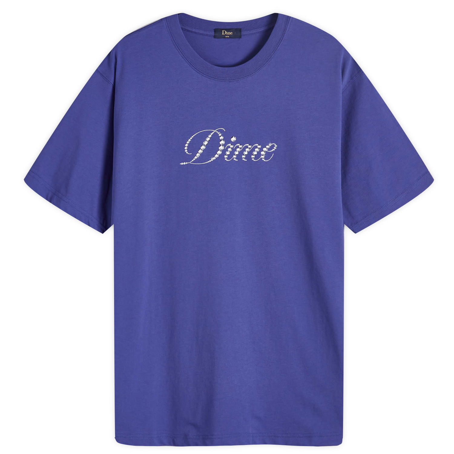 T-shirt Dime Icy Cursive T-Shirt Blå | DIMESU2434IND, 0