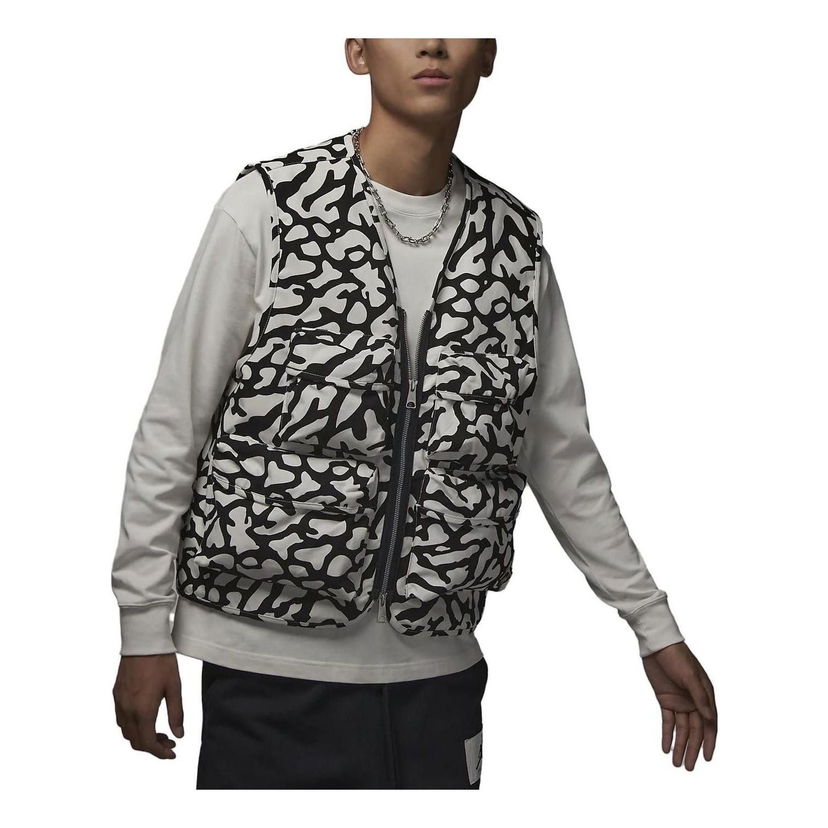 Vest Jordan Jordan Flight Heritage Print Vest Hvid | DX9731-030