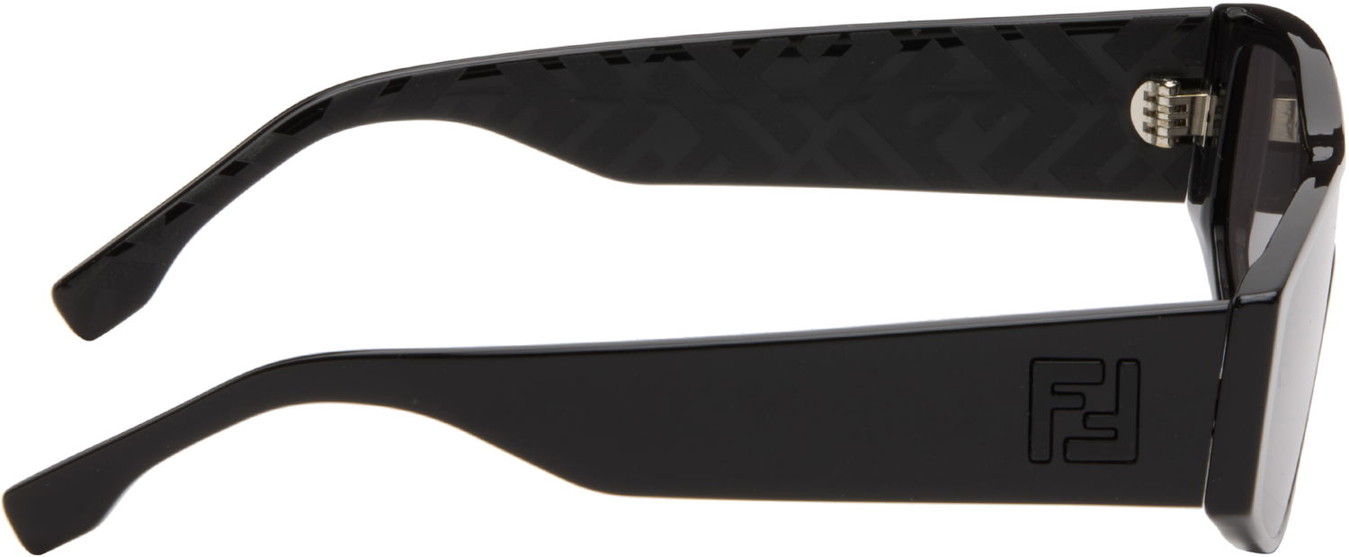 Solbriller FENDI 'FF' Squared Sunglasses Sort | FE40167IM0001A 840126860108, 1