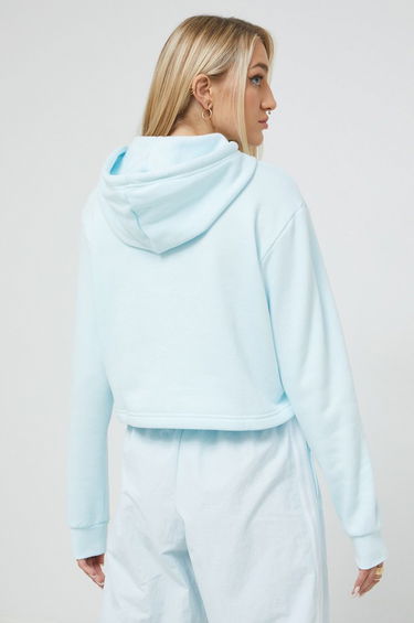 Sweatshirt adidas Originals Adicolor Essentials Crop Fleece Hoodie Turkis | HJ7847, 1