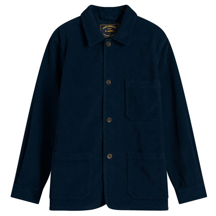 Jakke Portuguese Flannel Corduroy Chore Jacket Mørkeblå | AW25047-NVY