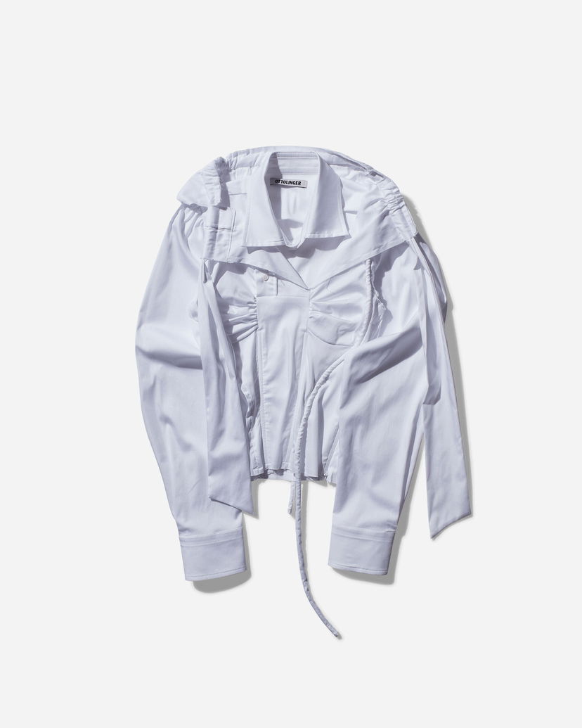Skjorte Ottolinger Lavallière Shirt Hvid | 2211010300 WHT