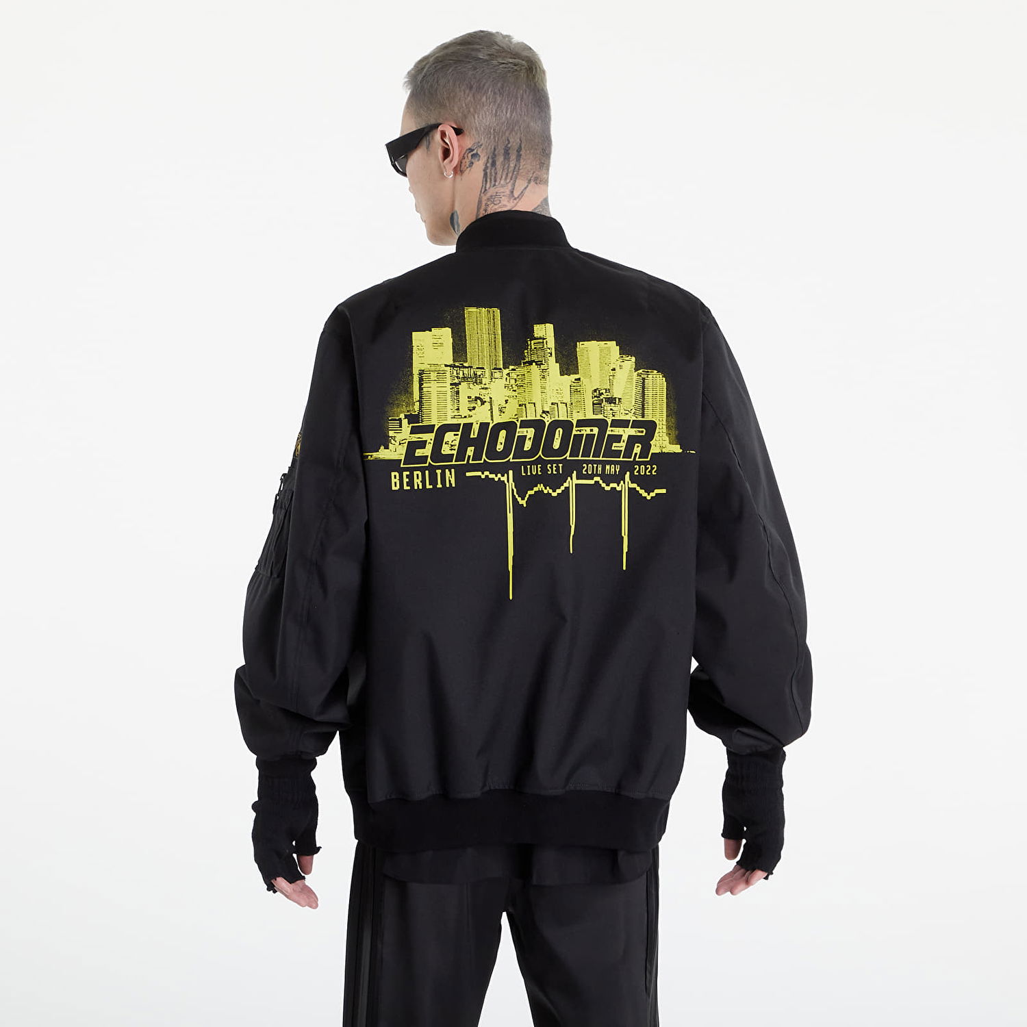 Bomberjakke RAF SIMONS School Uniform Bomber Echodomer Sort | 221-623B-30000-0099, 1