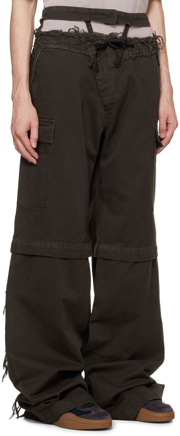 Cargo bukser Ottolinger Ottolinger Baggy Cargo Pants Brun | 1060801521, 1