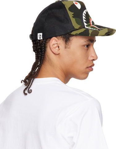 Kasket BAPE A Bathing Ape 1st Camo Shark Mesh Cap Grøn | 001CPK701008M, 2