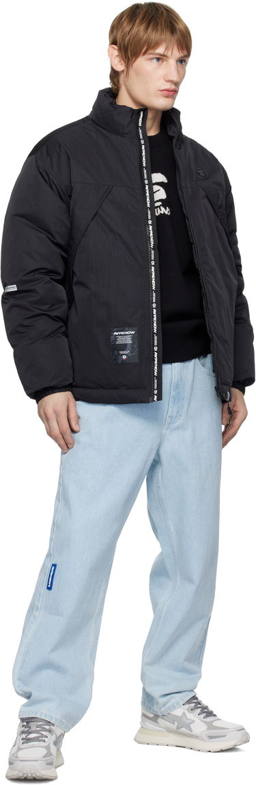 Puffer jakke AAPE by A Bathing Ape AAPE by A Bathing Ape 'AAPE NOW' Down Jacket Sort | AAPDNM7655XXNBKX, 3