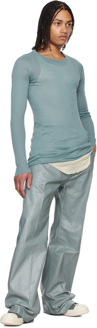 Bukser Rick Owens Rick Owens Hollywood Geth Leather Trousers Grøn | RU01E5333 SCT, 3