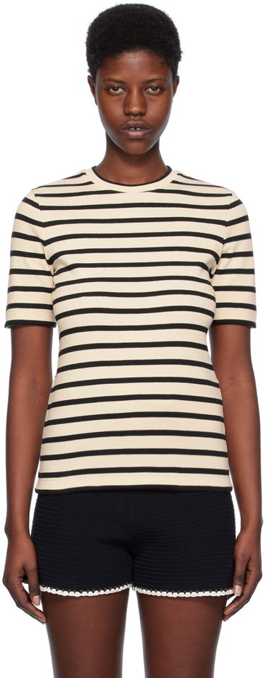 T-shirt Jil Sander Stripe T-Shirt Beige | J40GC0111_J46497, 0
