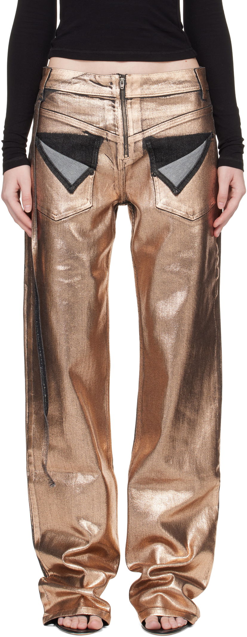 Jeans Ottolinger Ottolinger Loose-Fit Jeans Metalisk | 117-202817-01