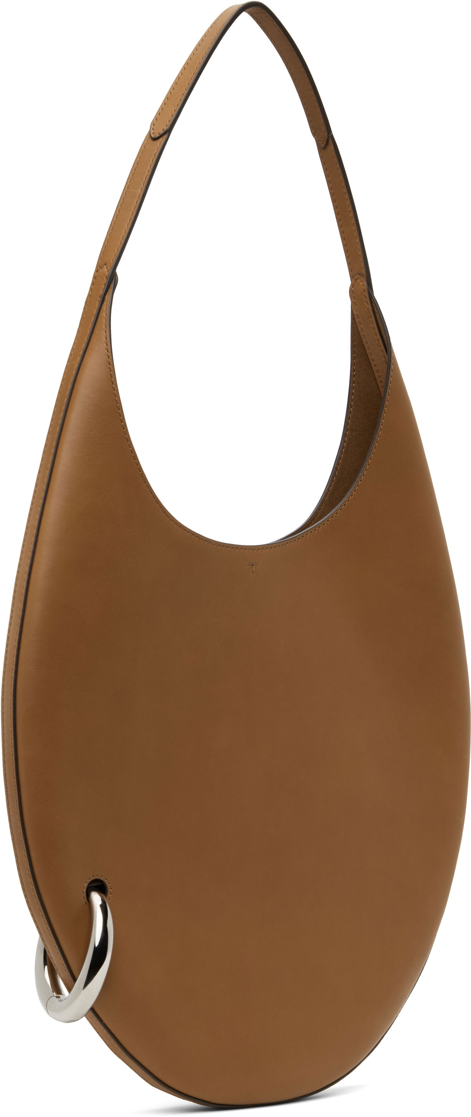 Skuldertaske Tory Burch Tory Burch Pierced Shoulder Bag Brun | 171566-200, 1