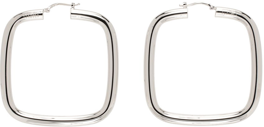 Øreringe Maison Margiela MM6 Brass Tubing Earrings Grå | SM6VG0066 P6467, 0
