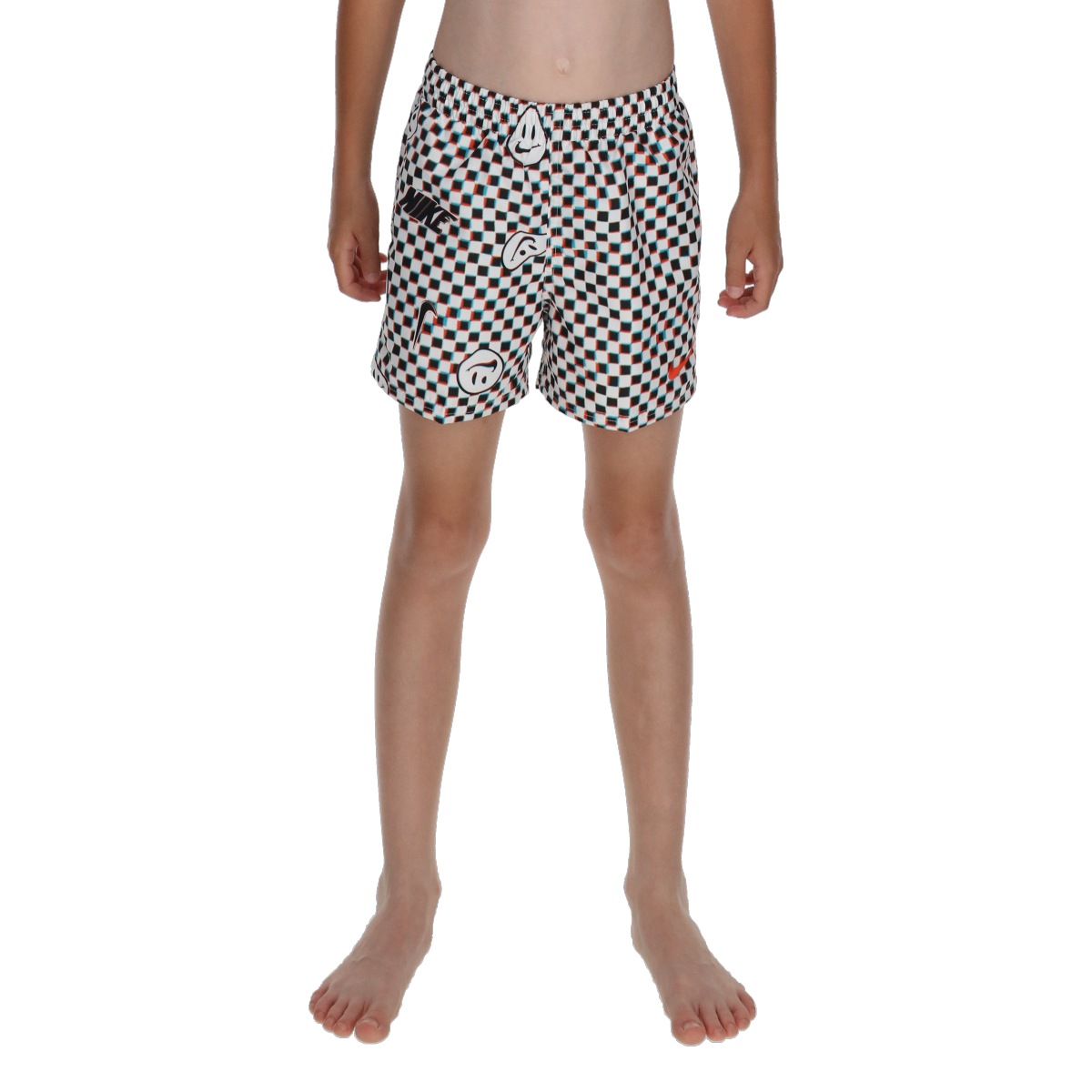 Badetøj Nike Checkerboard Smiley Face Graphic Volley Short Flerfarvet | NESSD808-100, 0