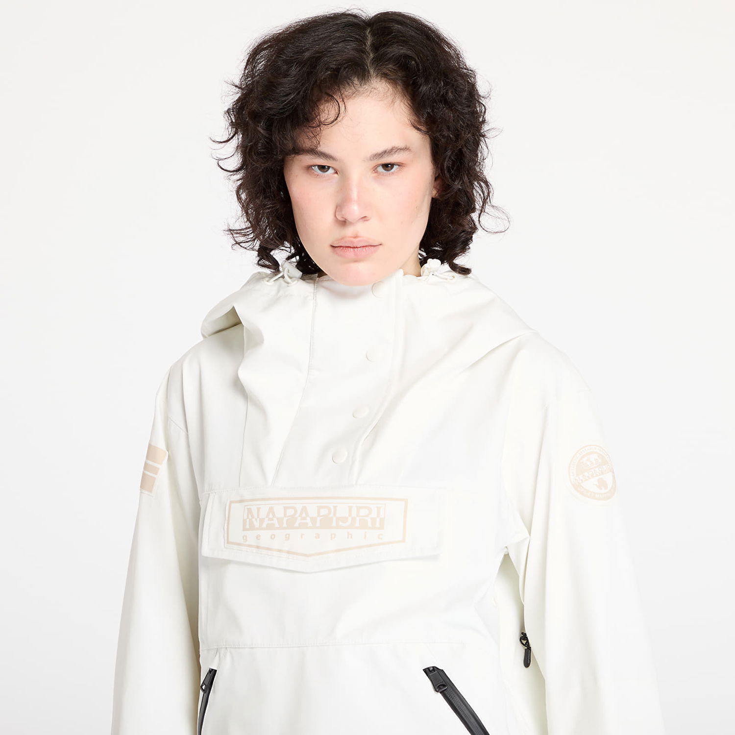 Vindjakke Napapijri Ice Jacket Heron Hvid | NP0A4HYZ2061, 1
