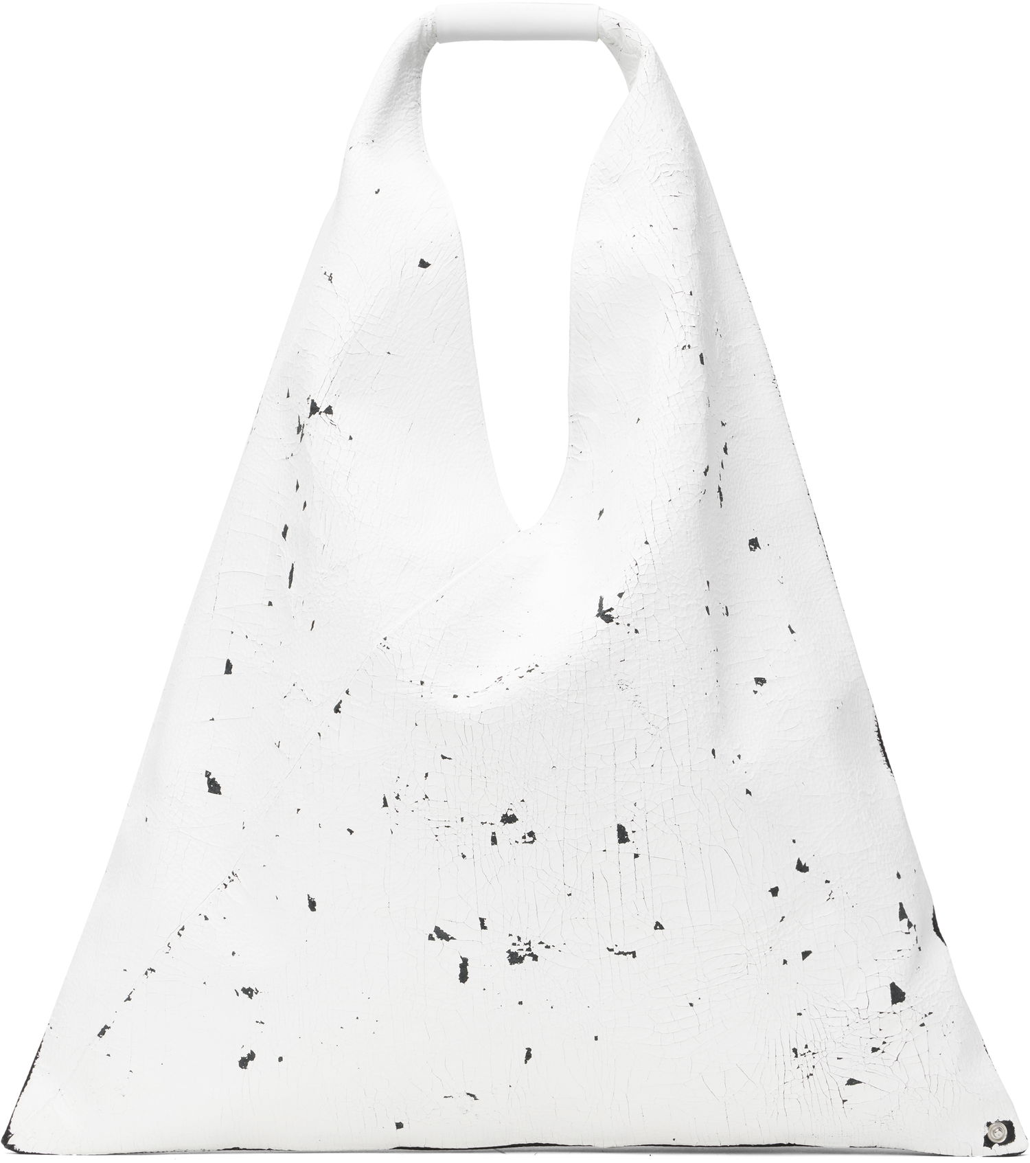 Håndtaske Maison Margiela MM6 Maison Margiela Triangle Tote Bag Hvid | S54WD0039 P8333, 0