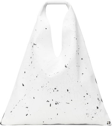 Håndtaske Maison Margiela MM6 Maison Margiela Triangle Tote Bag Hvid | S54WD0039 P8333, 0