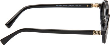 Solbriller Miu Miu Miu Miu Regard Round Sunglasses Sort | 0MU 04ZS 8056597989275, 1