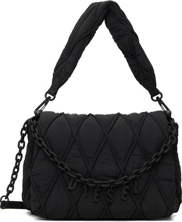 Skuldertaske Diesel Charm-D M Quilted Shoulder Bag Sort | X10265 P8048, 0
