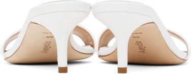 Tilbehør Aeyde Aeyde Ilvy Leather Mules Hvid | A11-HS-GAIS55TB155-SS25-1020-007, 1