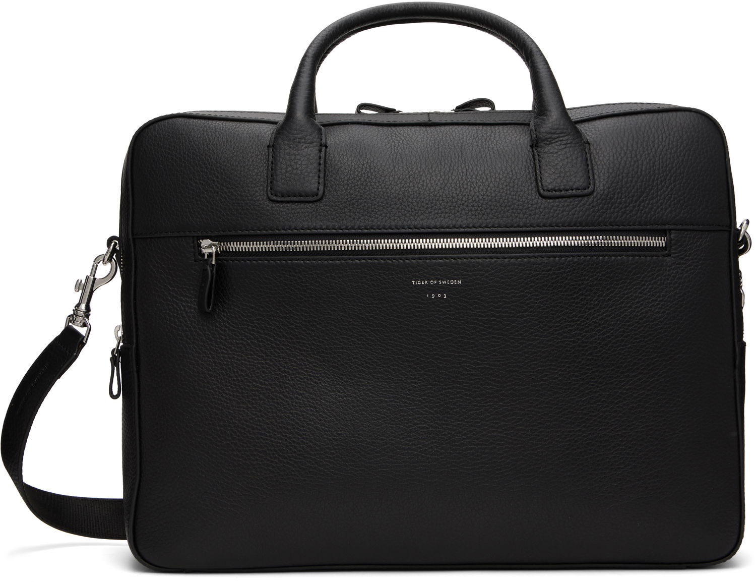 Håndtaske Tiger of Sweden Tiger of Sweden Beridare Briefcase Sort | T70332114, 0